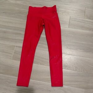 Carbon 38 shiny red legging XS